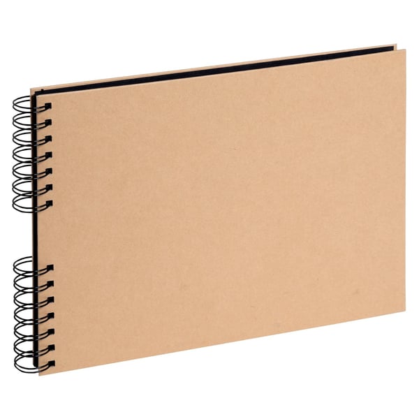 Exacompta Scrapbooking kit album 70 sorte sider Scrap-Addict - brun Kraft 16802E