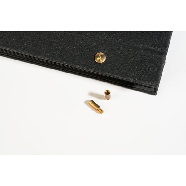 Exacompta 3x Skrue Fotoalbum side genopfyldninger (sort, 29x37cm) - Sort 16810E