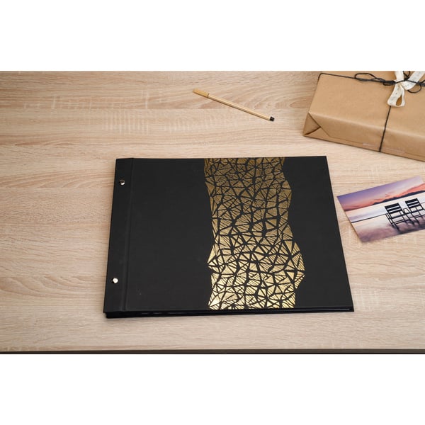 Exacompta Aramy Skruealbum 40P 37x29cm - Sort 16985E