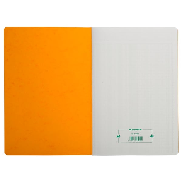 Exacompta Haefte 4 spalter på 1 side 34 linjer 80 sider 29,7x21cm - assorterede farver 17040E