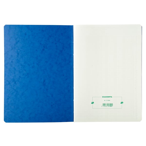 Exacompta Haefte med 10 kolonner på 2 sider 34 linjer 80 sider 29,7x21cm - assorterede farver 17100E