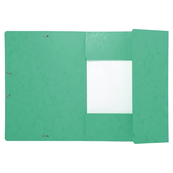 Exacompta 25x 3-flap elastisk mappe Maxi Capacity premium pressboard 425gsm - A4 - Grøn 17103H