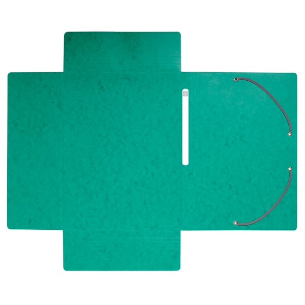 Exacompta 25x 3-flap elastisk mappe Maxi Capacity premium pressboard 425gsm - A4 - Grøn 17103H