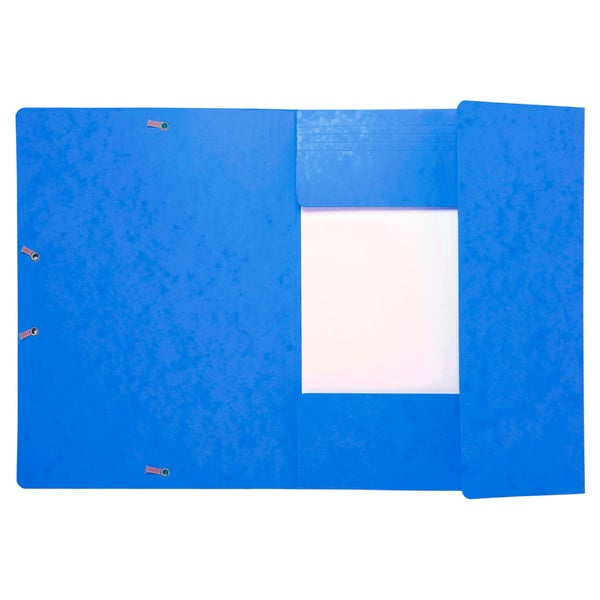 Exacompta 25x 3-flap elastisk mappe Maxi Capacity premium pressboard 425gsm - A4 - Blå 17105H