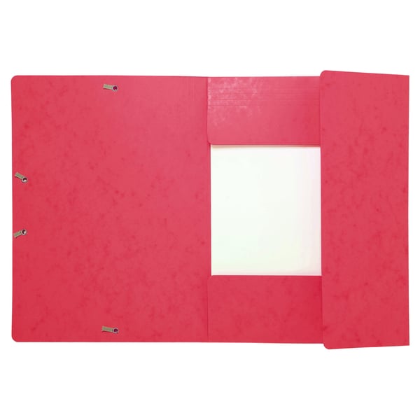 Exacompta 25x 3-flap elastisk mappe Maxi Capacity premium pressboard 425gsm - A4 - Rød 17109H