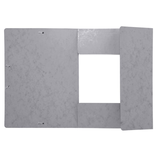 Exacompta 25x 3-flap elastisk mappe Maxi Capacity premium pressboard 425gsm - A4 - Grå 17110H