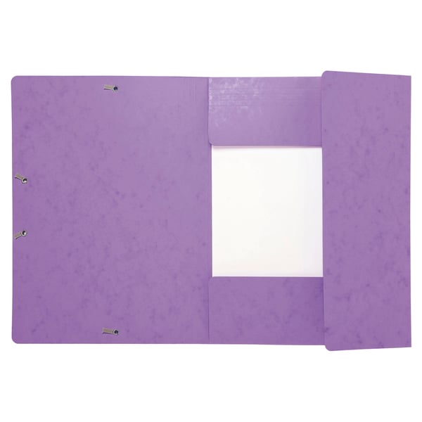Exacompta 25x 3-flap elastisk mappe Maxi Capacity premium pressboard 425gsm - A4 - Lilla 17115H
