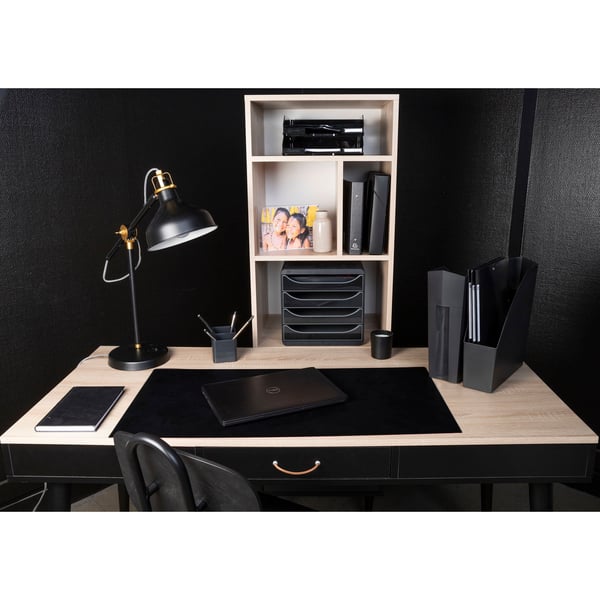 Exacompta 3x EcoBlack THE MAGAZINE Genbrugte magasinmappe - Sort 180014D