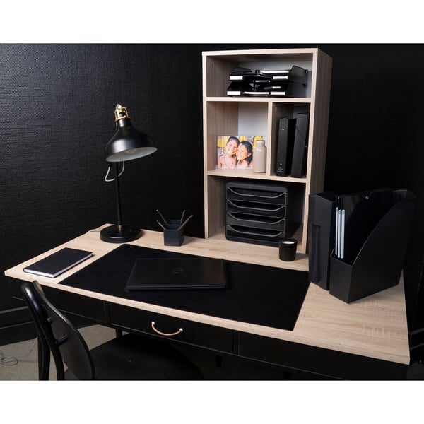 Exacompta 3x EcoBlack THE MAGAZINE Genbrugte magasinmappe - Sort 180014D