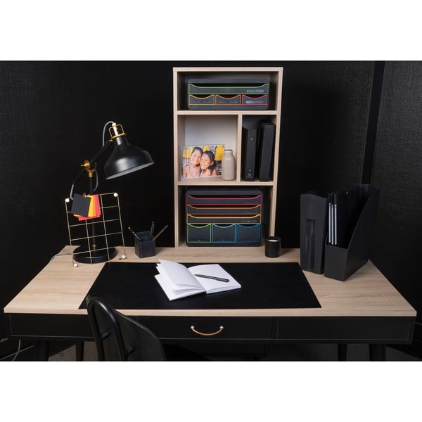 Exacompta 3x EcoBlack THE MAGAZINE Genbrugte magasinmappe - Sort 180014D