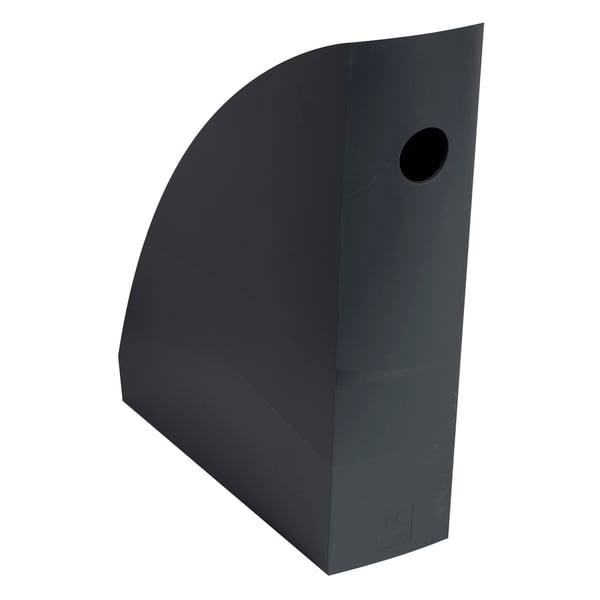 Exacompta 6x EcoBlack Mag Cube genbrugte magasinmappe - Sort 182014D