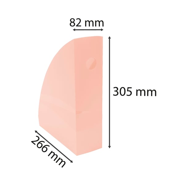 Exacompta 6x MAG-CUBE Plastic Magazine File - Koral 18261D
