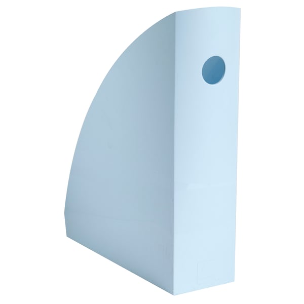 Exacompta 6x MAG-CUBE Plastic Magazine File - lyseblå 18262D