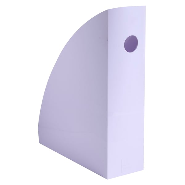 Exacompta 6x MAG-CUBE Plastic Magazine File - Mauve 18264D