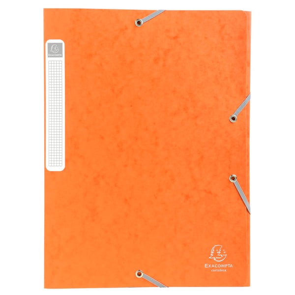 Exacompta 25x Mappe med elastik Cartobox 25mm ryg A4 - assorterede farver 18500H