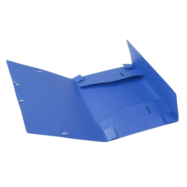 Exacompta 25x Mappe med elastik Cartobox 25mm ryg A4 - Blå 18505H