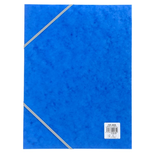 Exacompta 25x Mappe med elastik Cartobox 25mm ryg A4 - Blå 18505H