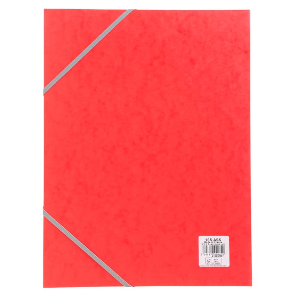 Exacompta 25x Mappe med elastik Cartobox 25mm ryg A4 - Rød 18509H
