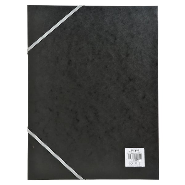 Exacompta 25x Mappe med elastik Cartobox 25mm ryg A4 - Sort 18516H