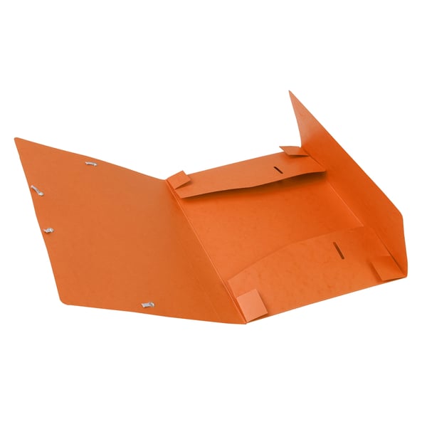 Exacompta 25x Mappe med elastik Cartobox 25mm ryg A4 - orange 18517H