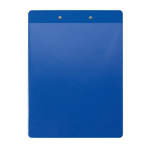 Exacompta 10x Clipboard med lomme, A4 - Blå 19292E