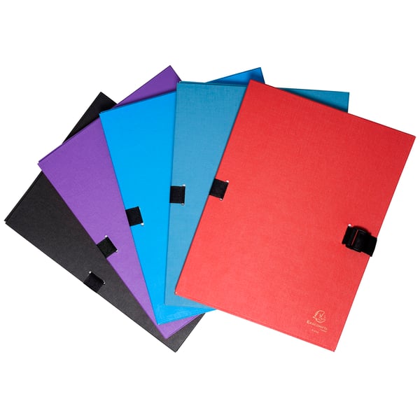 Exacompta 10x Folder til udvidelse af rygsøjlen N'Clip - assorterede farver 21590E