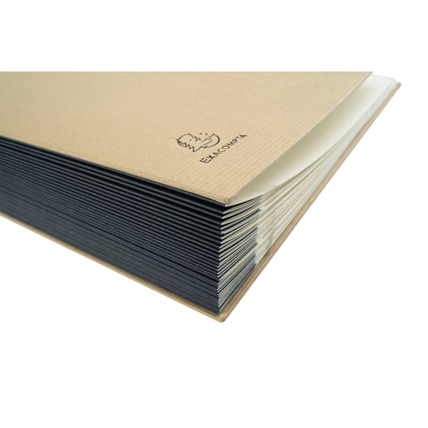 Exacompta Multipartmappe med 31 sektioner med print 1-31 Forever Kraft - A4 - brun Kraft 22219E