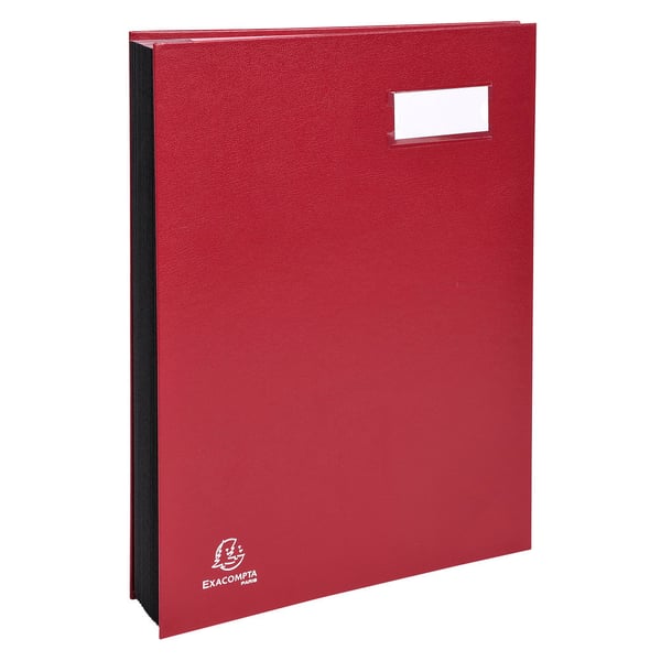 Exacompta 5x Signaturbog med ekspanderende ryg, retning 20 rum - A4 - assorterede farver 22240E