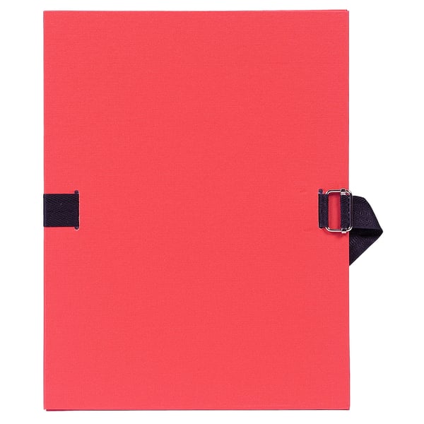 Exacompta 10x Folder med udvidelig ryg med flap på det farvede papir i bunden - A4 - assorterede farver 223200E