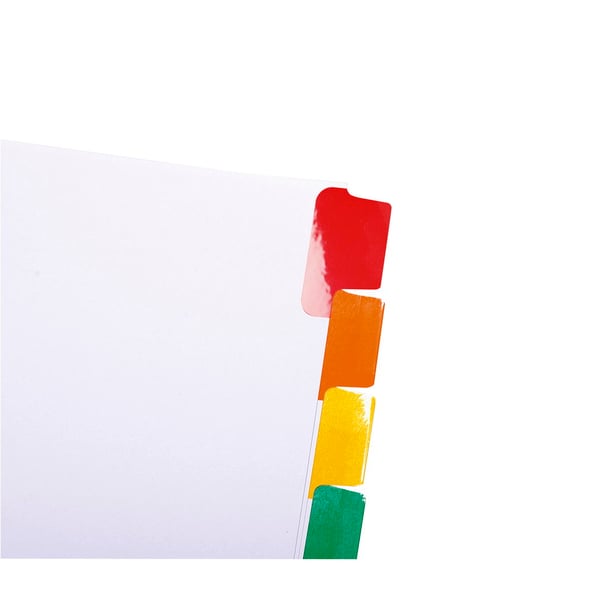 Exacompta 20x Dividers, A4, 160gsm, 12 dele - hvid 2312E