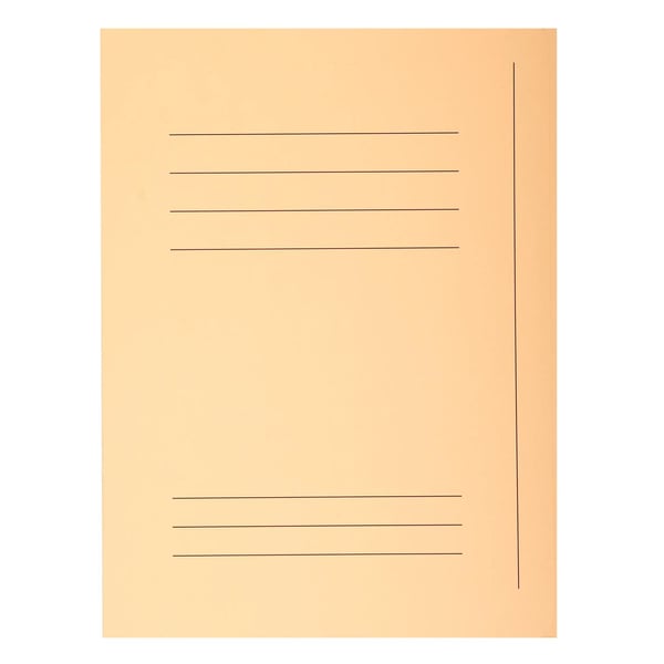 Exacompta Pakke med 50 trykte 3 flapmapper SUPER 210 - 24x32cm - assorterede farver 235000E