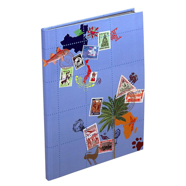 Exacompta 5x 'Globe Trotter' frimaerkealbum - visuel matchning 25644E
