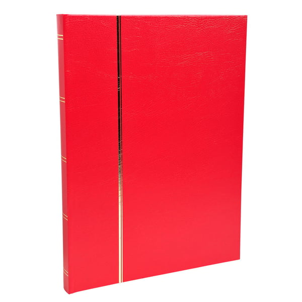 Exacompta Classic Leatherette Stempelalbum, A4 (16 sider) - Rød 26133E