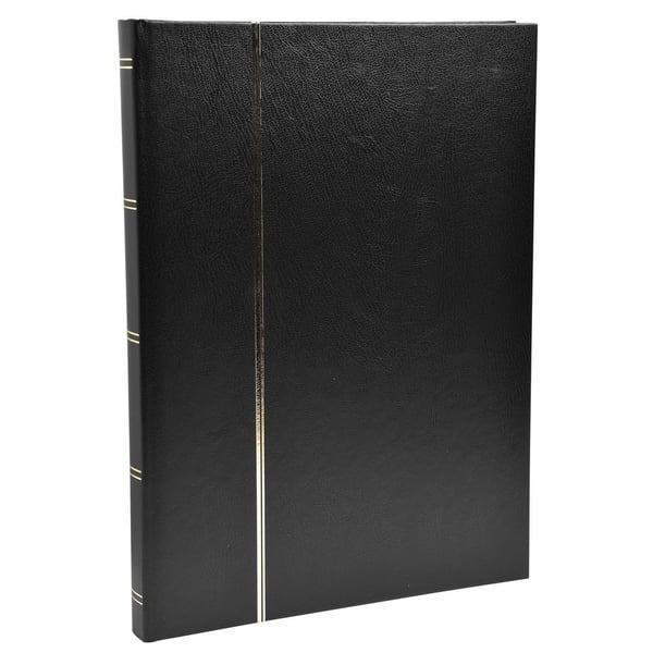 Exacompta Classic Leatherette Stempelalbum, A4 (64 sider) - Sort 26161E
