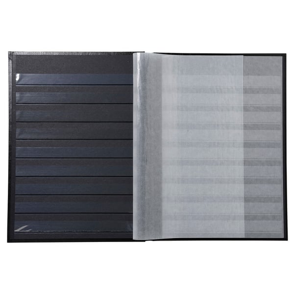 Exacompta Classic Leatherette Stempelalbum, A4 (64 sider) - Sort 26161E