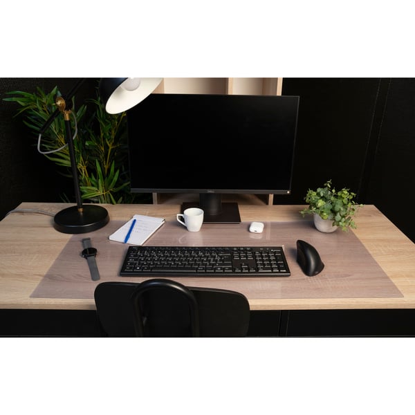 Exacompta PU skrivebordsmåtte 43x90cm - farveløs 29640E