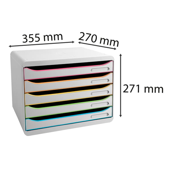 Exacompta BIG-BOX PLUS HORIZON sort kontor - 308913D