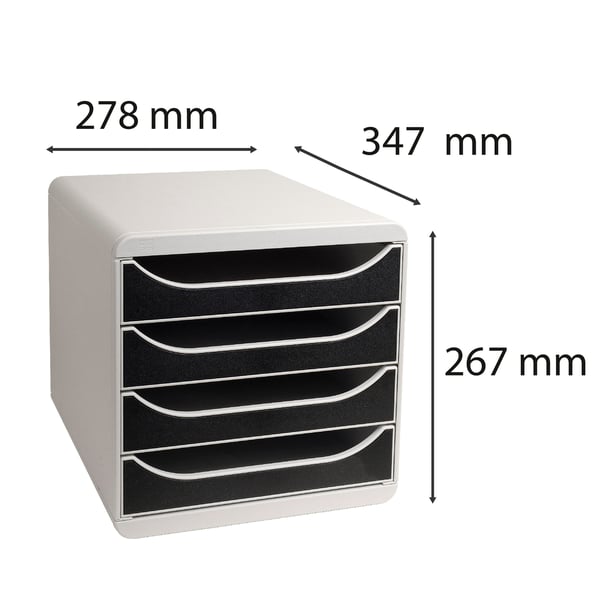Exacompta BIG-BOX Black Office - Sort 310014D