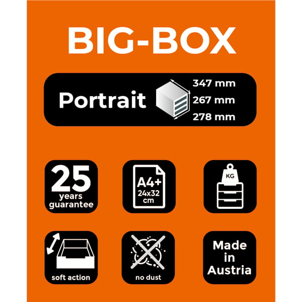 Exacompta BIG-BOX Black Office - Sort 310014D