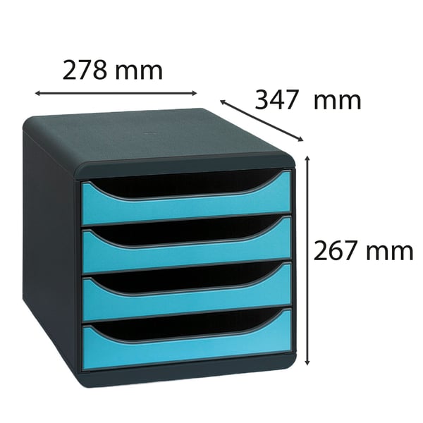 Exacompta Big-Box Maïa - turkis 310782D