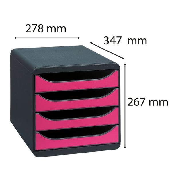 Exacompta Big-Box Maïa - Hindbær 310784D