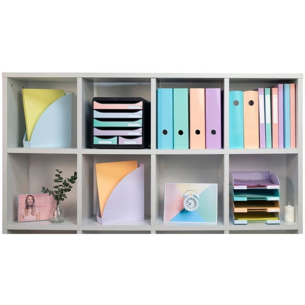 Exacompta Big Box Maxi 6 skuffer Aquarel - assorterede farver 3127296D