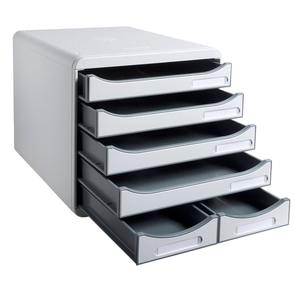 Exacompta Big Box Maxi 6 skuffer Kontor - 312740D