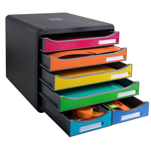 Exacompta Big Box Maxi 6 skuffe arkiveringssystem Iderama - 312798D