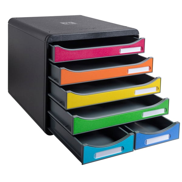 Exacompta Big Box Maxi 6 skuffe arkiveringssystem Iderama - 312798D