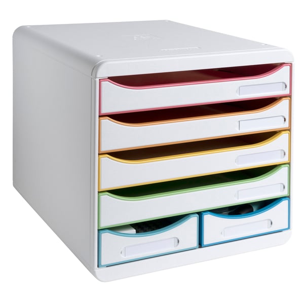 Exacompta Big Box Maxi 6 skuffer Sort kontor - 312913D