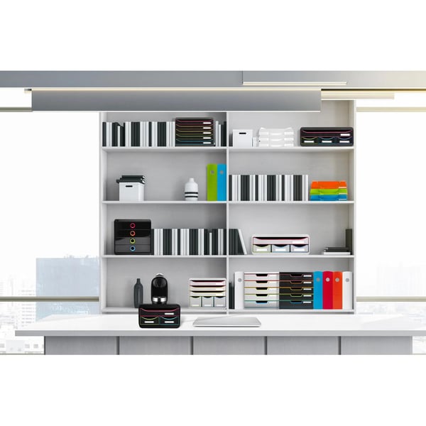 Exacompta Storebox Multi 11 skuffer arkiveringsform sort kontor - 313914D