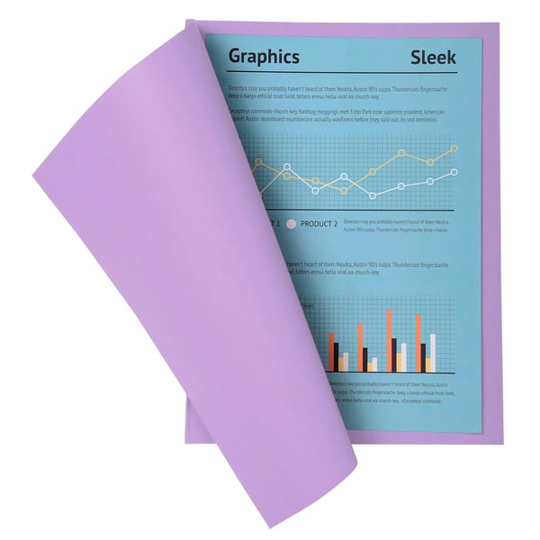 Exacompta 5x Pakke med 100 mapper SUPER 210 - 24x32cm - Lilac 330008E
