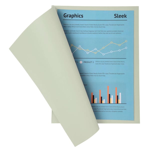 Exacompta 5x Pakke med 100 mapper SUPER 210 - 24x32cm - Grå 330009E