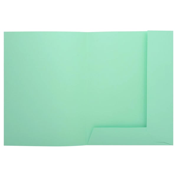 Exacompta 5x Pakke med 50 trykte mapper med 2 klapper SUPER 210 - 24x32cm - assorterede farver 335000E
